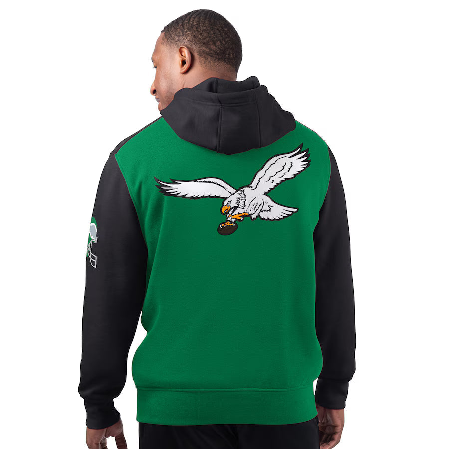 Philadelphia Eagles Starter Green Extreme Hoodie - Recreated Inspired Edition