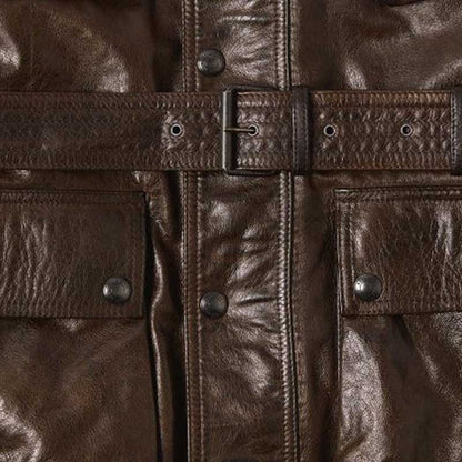 Men's Trialmaster Panther Leather Biker Jacket