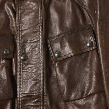 Men's Trialmaster Panther Leather Biker Jacket