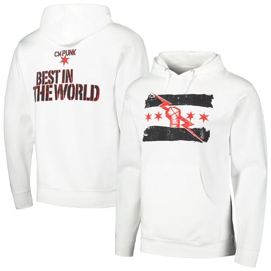 WWE CM Punk “Best In The World” Pullover Hoodie - Recreated Inspired Edition