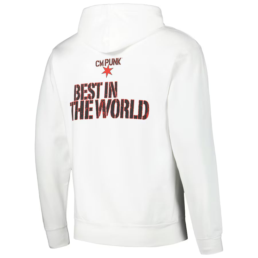 WWE CM Punk “Best In The World” Pullover Hoodie - Recreated Inspired Edition