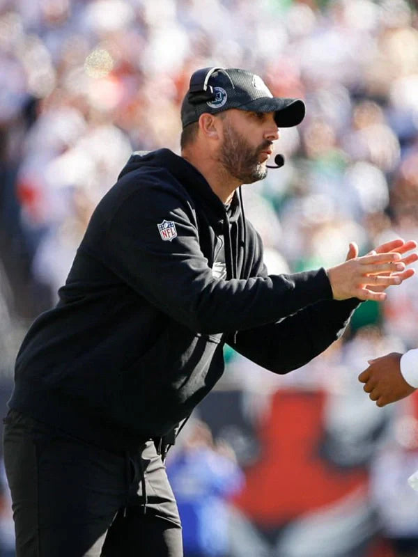 Nick Sirianni Philadelphia Eagles Black Hoodie - Recreated Inspired Edition