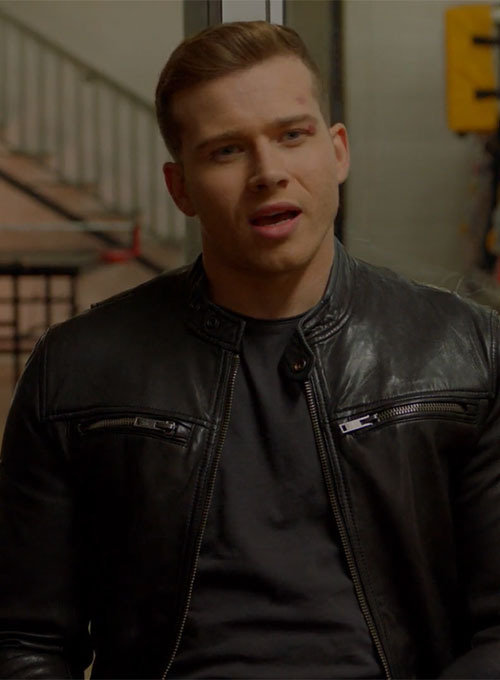 Oliver Stark 9-1-1 Leather Jacket