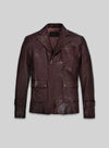 Robert Downey Jr Leather Blazer #1