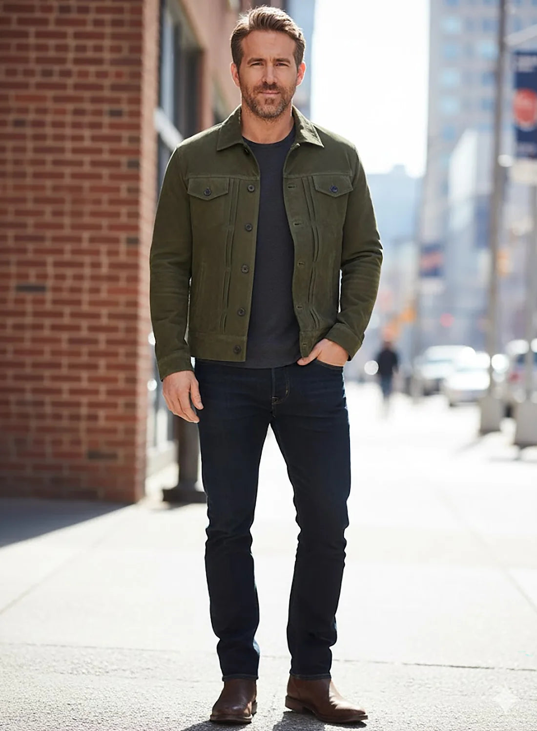Ryan Reynolds Leather Jacket