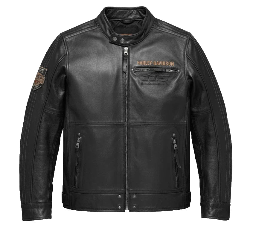 Men's Heavy-Duty Cowhide Moto Jacket – Polyester - Moto-Sports - Premium Quality