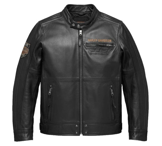Men's Heavy-Duty Cowhide Moto Jacket – Polyester - Moto-Sports - Premium Quality