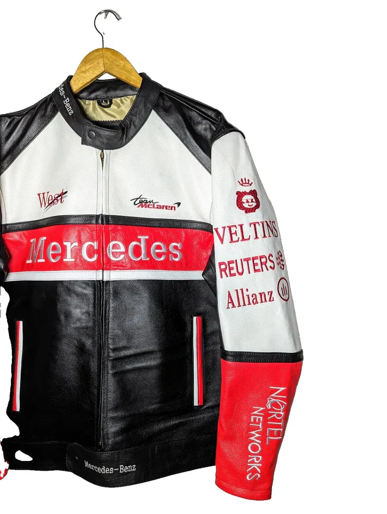 Handmade Men's Leather Motorcycle Jacket -Ride in Style –Elevate Your Outerwear