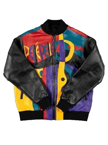 Handmade Men's Picasso Plush Cowhide Leather Bomber Jacket – Real Leather Luxury