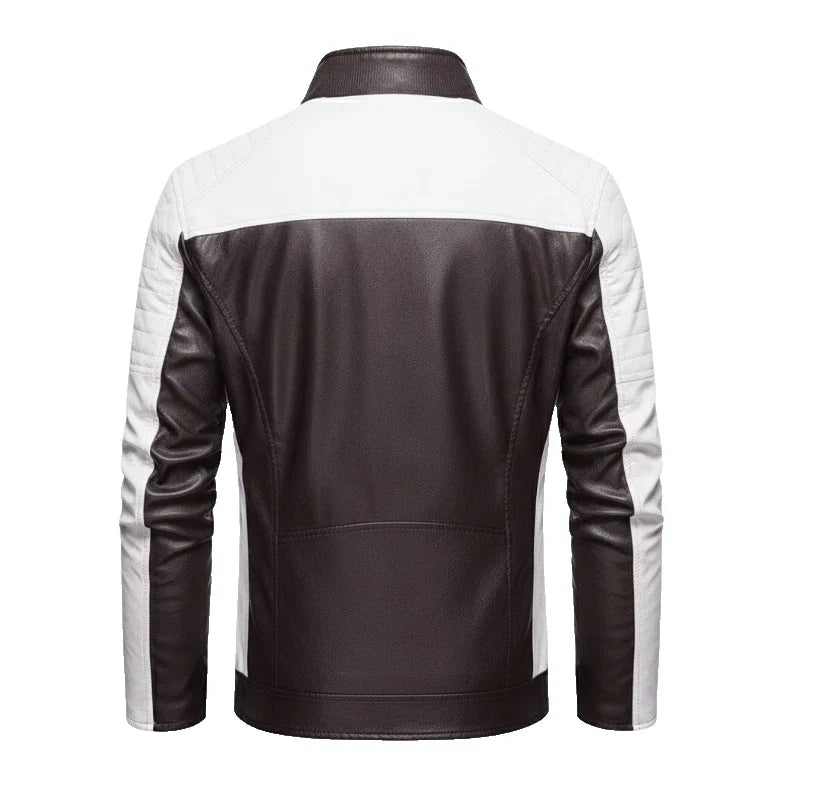 Custom Made Men's Real Leather Jacket | Premium Cowhide Motorcycle Style