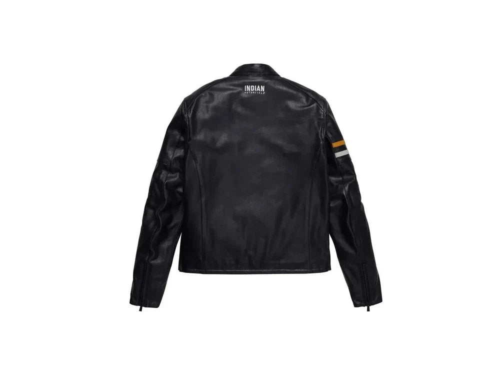 Men's Black Leather Motorcycle Jacket – Handmade | Biker Genuine Cowhide Leather