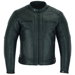 100% Genuine Leather Motorcycle Jacket | Motocross Leather Jacket Men's