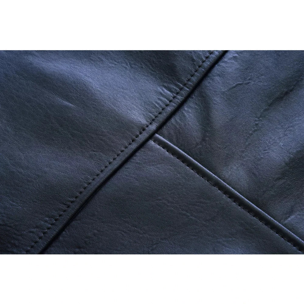 Premium Men's Cowhide Leather Jacket - Best Selling Fashion Outerwear - Casual