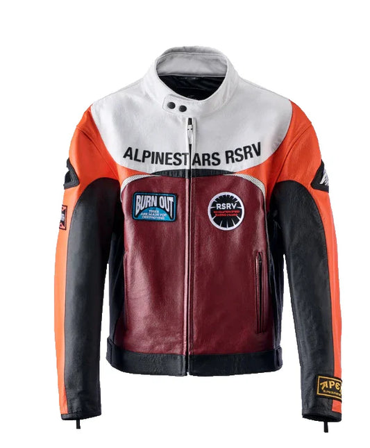 Genuine Cowhide Leather Jacket - Handmade Biker - Custom Fit Unisex