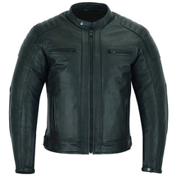 100% Genuine Leather Motorcycle Jacket | Motocross Leather Jacket Men's
