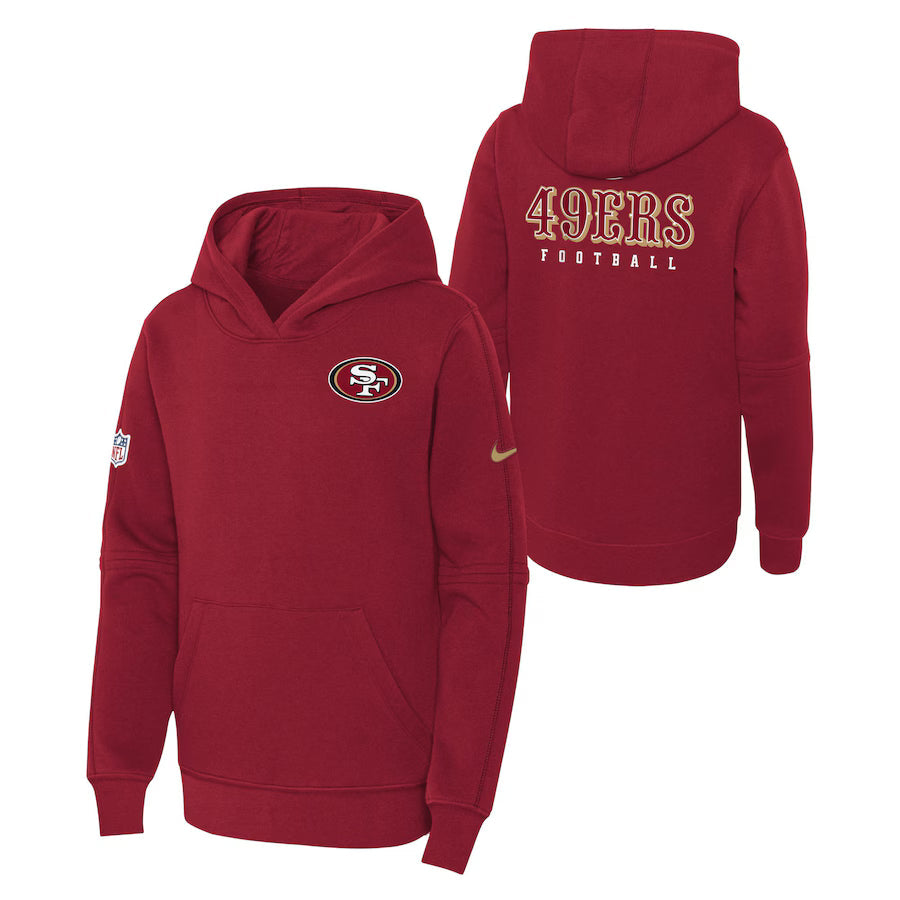 San Francisco 49ers Sideline Hoodie - Recreated Inspired Edition