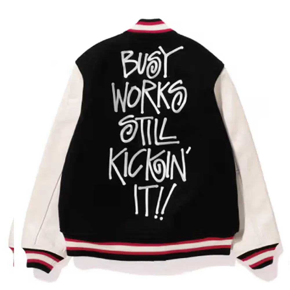 Stussy Bape Varsity Jacket - Recreated Inspired Edition
