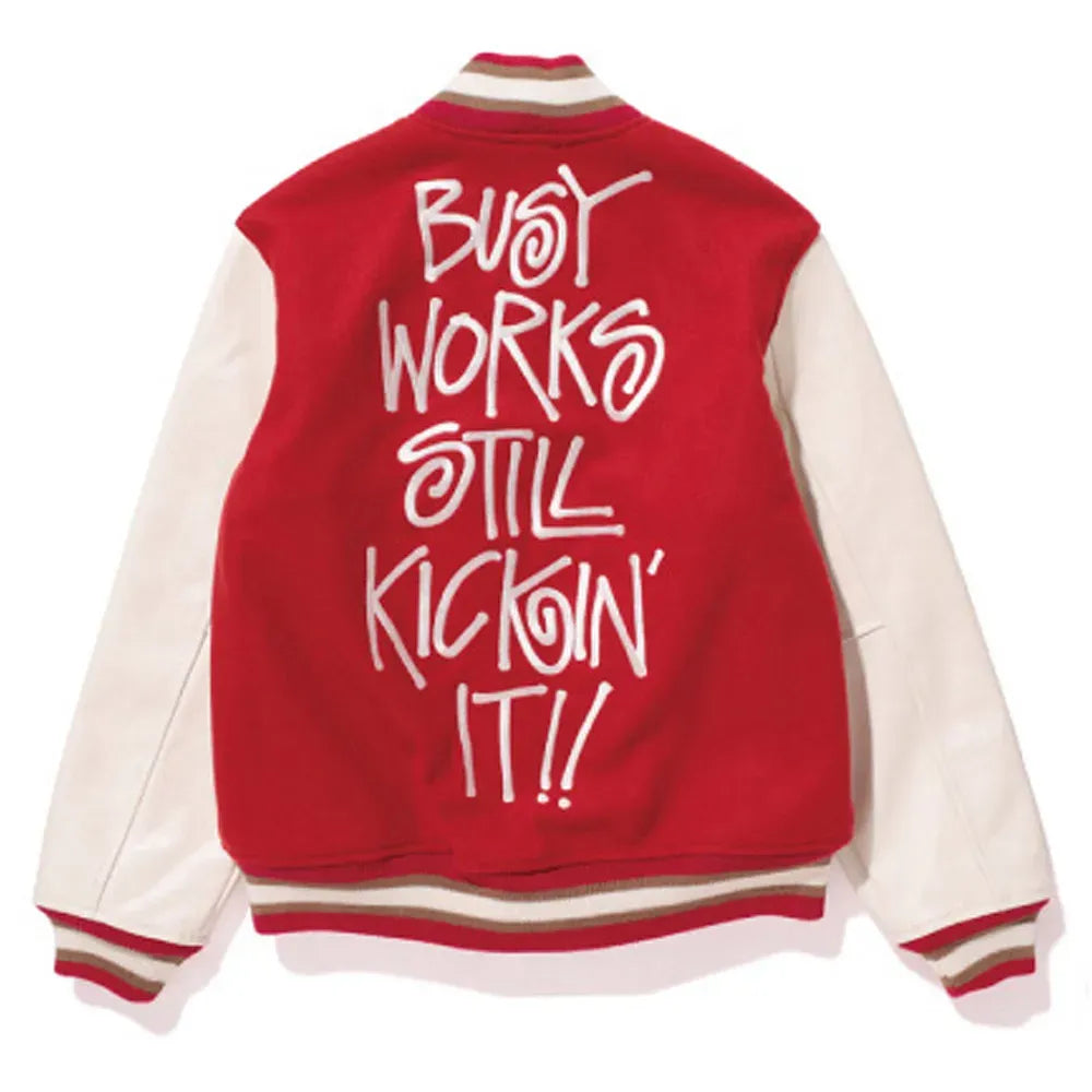 Stussy Bape Varsity Jacket - Recreated Inspired Edition