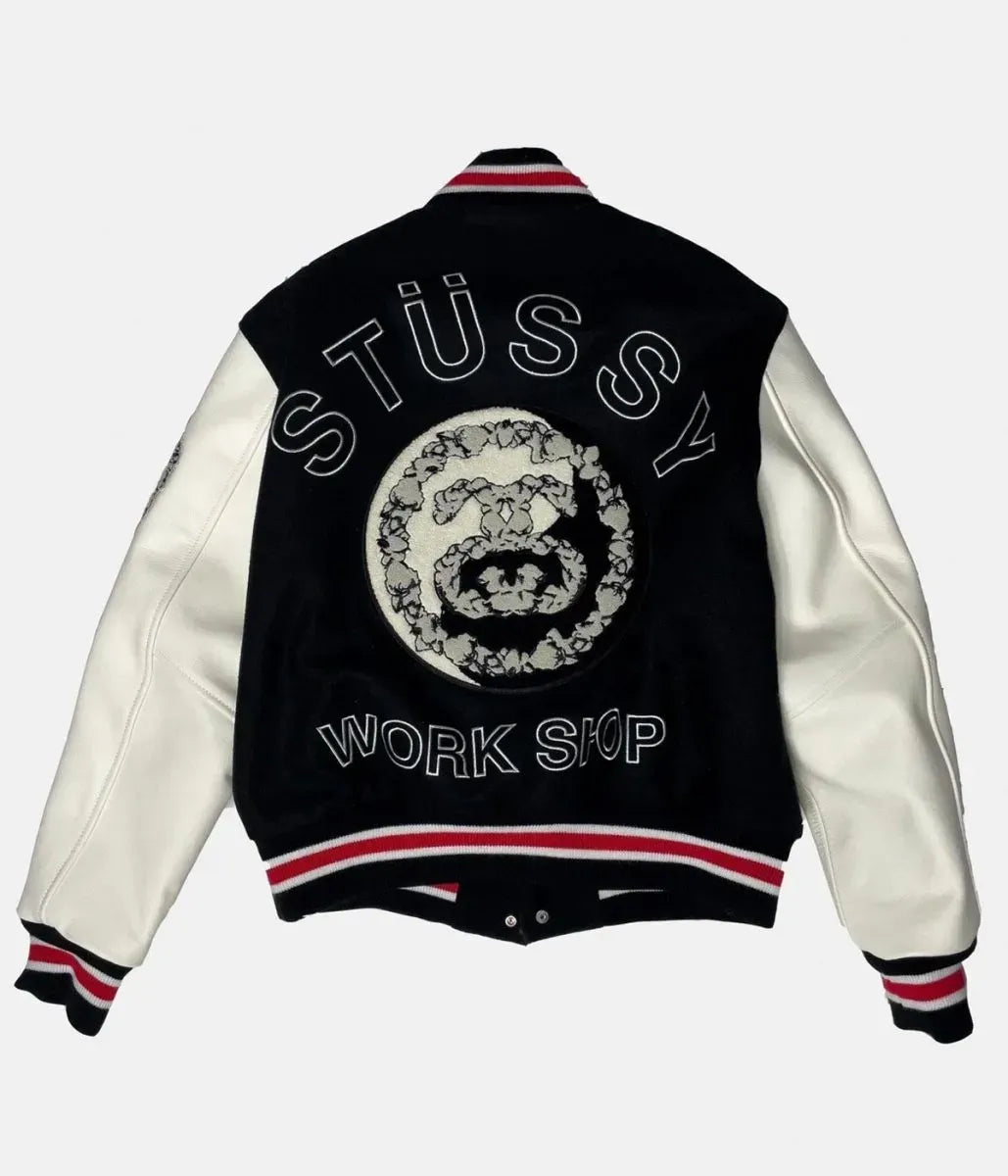 Varsity Denim Tears X Our Legacy TTL Black and White Jacket - Recreated Inspired Edition