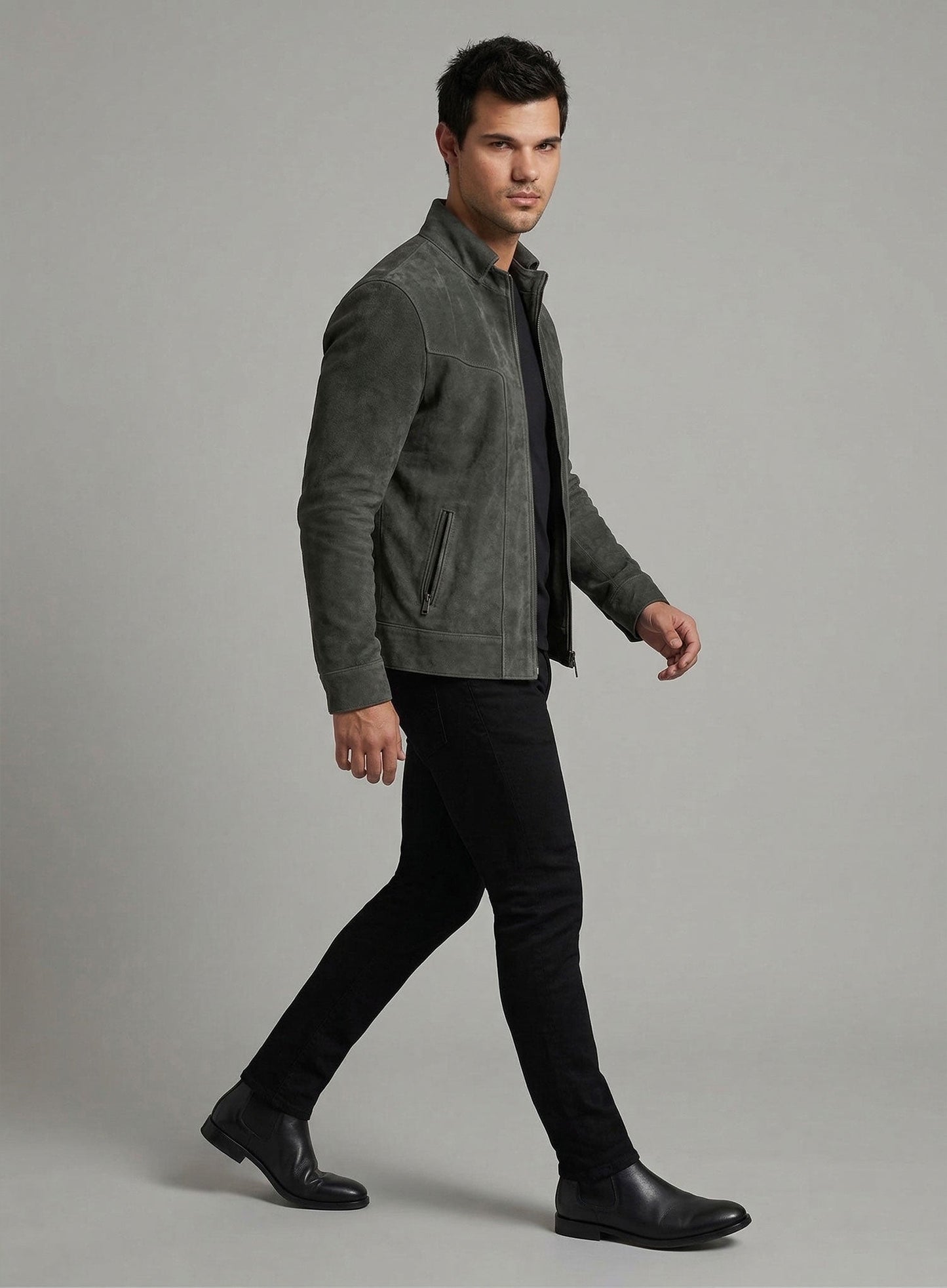 Taylor Lautner Leather Jacket