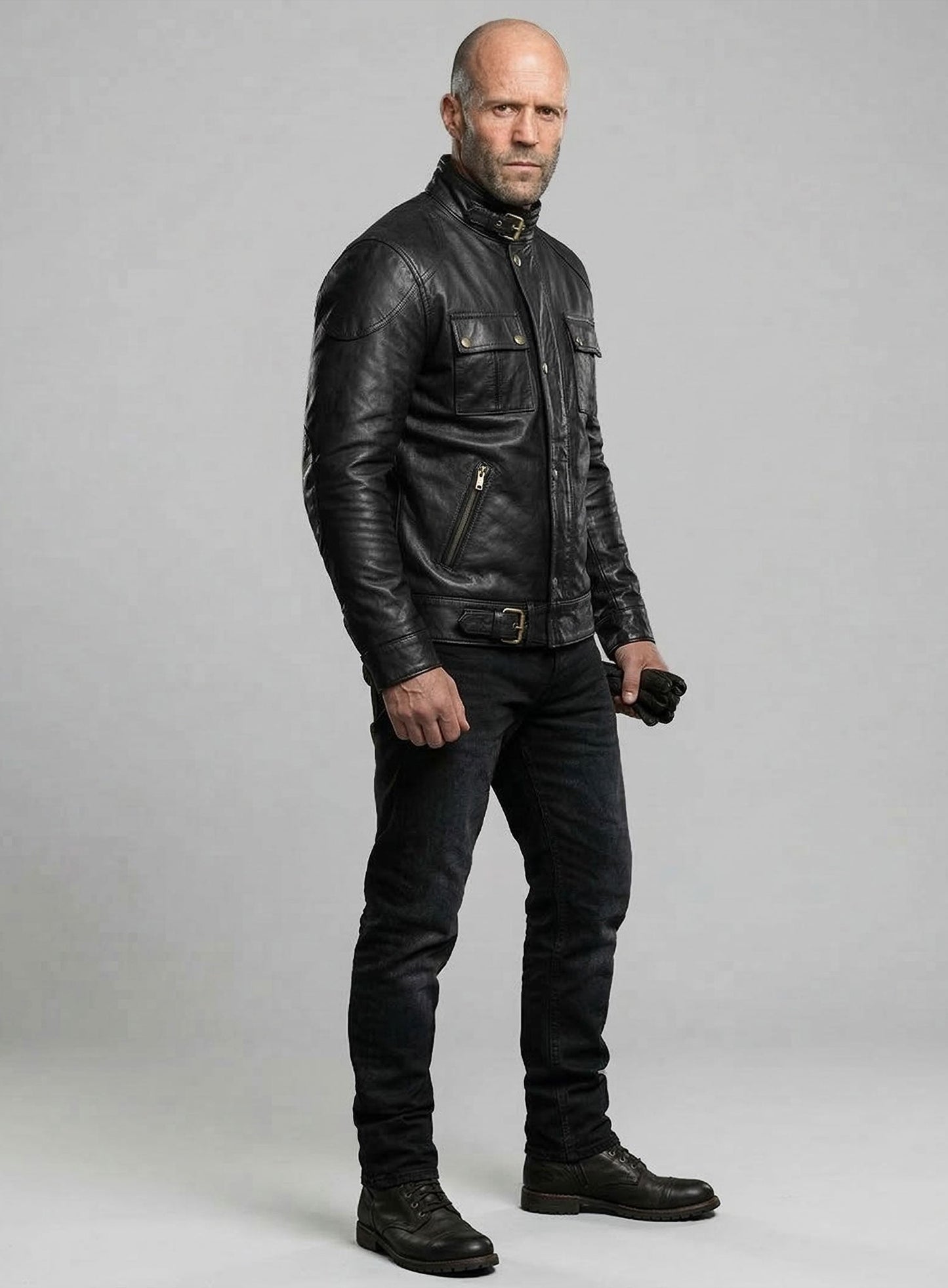 The Expendables Lee Christmas Leather Jacket