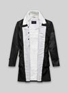 Thick Goat Black Washed & Wax Tom Hardy Leather Coat