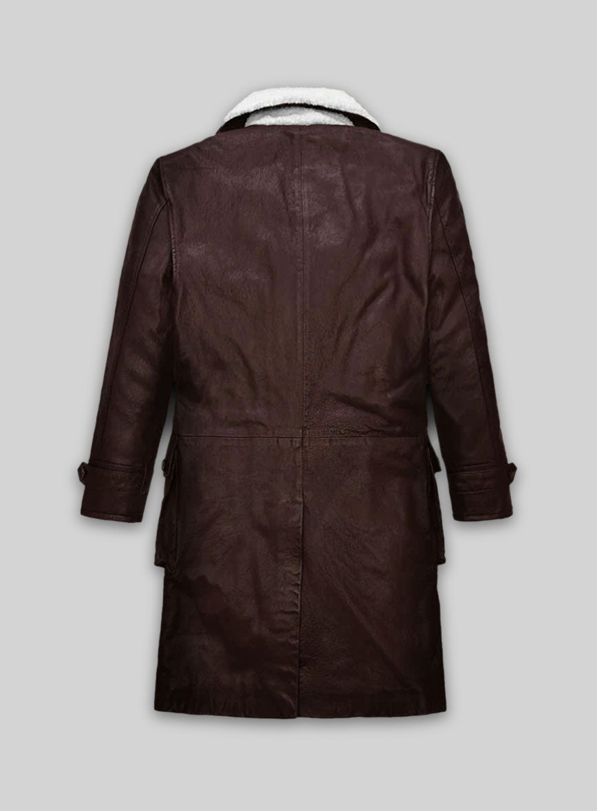 Tom Hardy The Dark Knight Rises Leather Trench Coat